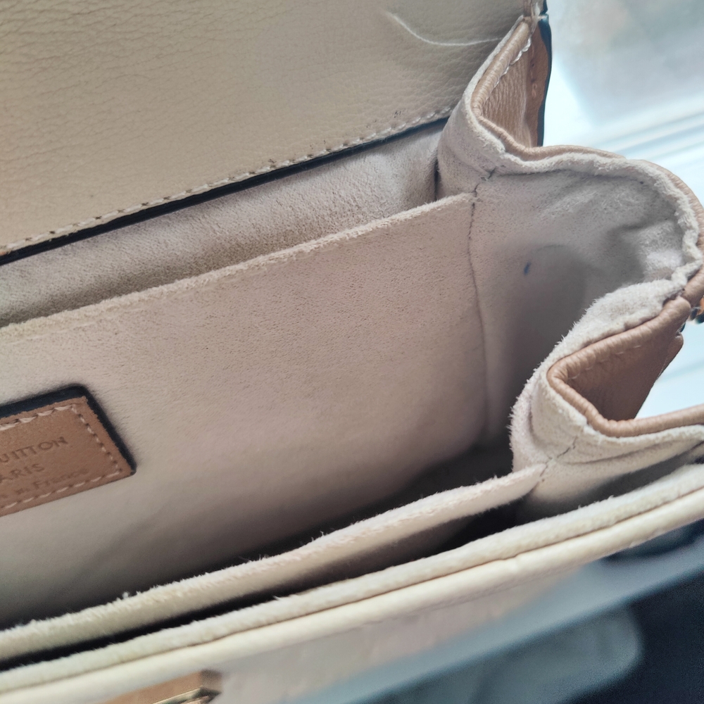 Louis Vuitton Beige Monogram Satchel - Picture 10 of 12